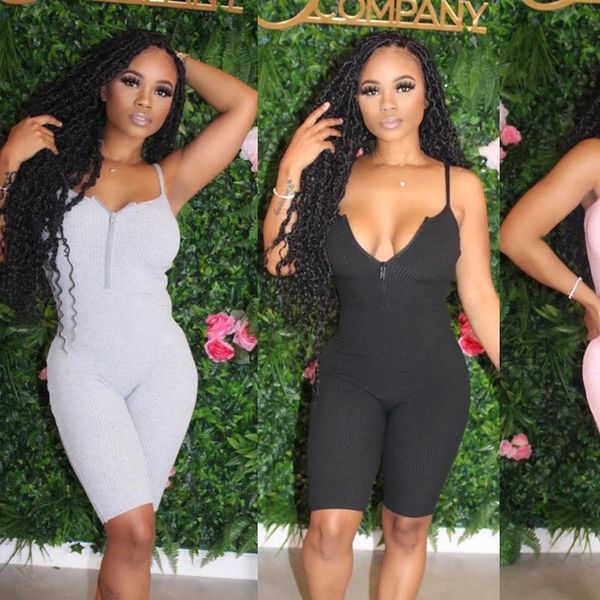 fashion womens rompers jumpsuit front zipper bodysuit sleeveless shoild color short women summer drop, Black;white
fashion womens rompers jumpsuit front zipper bodysuit sleeveless shoild color short women summer drop, Black;white