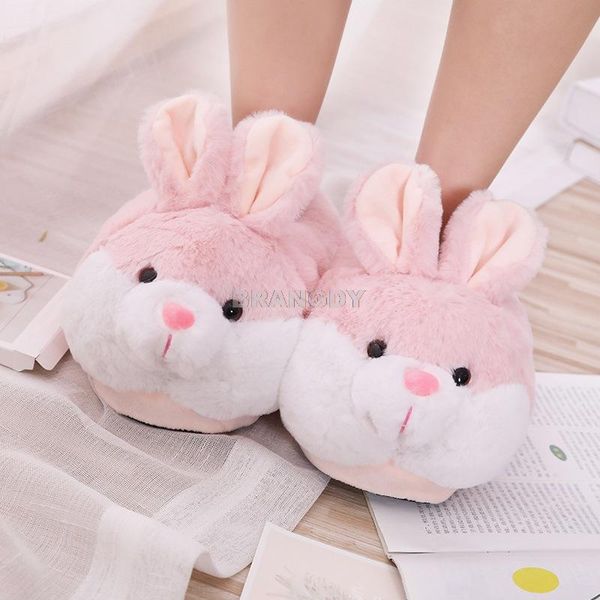 women winter slippers cute pink cartoon design warm home plush head silent indoor floor girl lady house shoes, Black
women winter slippers cute pink cartoon design warm home plush head silent indoor floor girl lady house shoes, Black