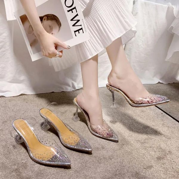 dress shoes summer fashion fairy style high heels ladies pointed transparent crystal cup heel sandals elegant open toe xl, Black
dress shoes summer fashion fairy style high heels ladies pointed transparent crystal cup heel sandals elegant open toe xl, Black