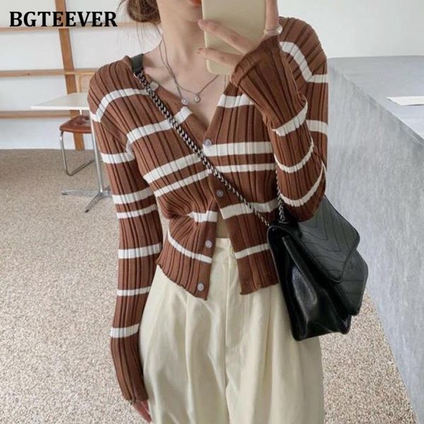 women's knits & tees bgteever fashion autumn v-neck ladies striped patchwork sweaters cardigans casual full sleeve slim female knitting, White
women's knits & tees bgteever fashion autumn v-neck ladies striped patchwork sweaters cardigans casual full sleeve slim female knitting, White