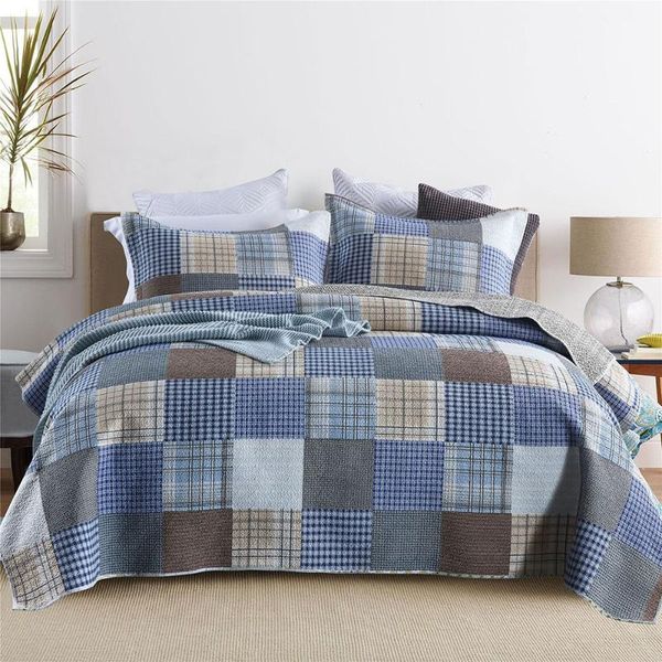comforters & sets chausub cotton quilt set 3pcs lattice boy's bedspread on the bed cover pillowcase queen size summer blanket for doubl
comforters & sets chausub cotton quilt set 3pcs lattice boy's bedspread on the bed cover pillowcase queen size summer blanket for doubl