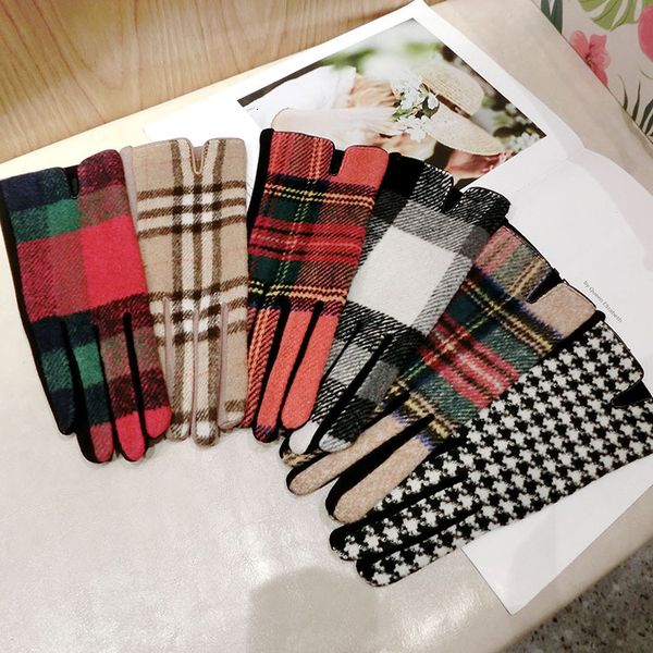 gloves autumn and winter bird check color wool cashmere plus thickened five finger touch screen split, Blue;gray
gloves autumn and winter bird check color wool cashmere plus thickened five finger touch screen split, Blue;gray