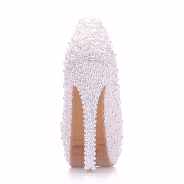 sandals white flower women lace wedding 14cm thin heel platform woman high heels pumps ladies party shoes, Black
sandals white flower women lace wedding 14cm thin heel platform woman high heels pumps ladies party shoes, Black