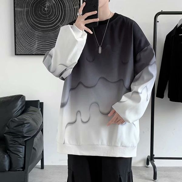 mens sweater new tie dyed sweater men's spring and autumn hip hop loose trend couple, Black
mens sweater new tie dyed sweater men's spring and autumn hip hop loose trend couple, Black