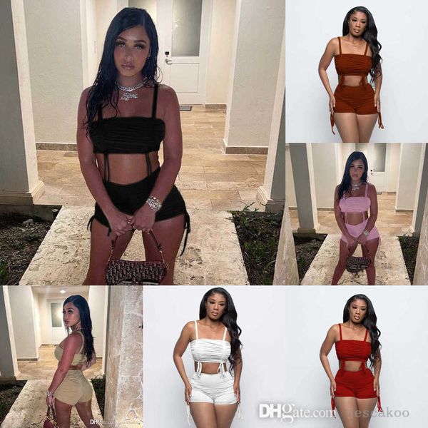 summer women tracksuits two pieces short set outfits solid color drawstring pleated suspenders shorts sweatsuit plus size, Gray
summer women tracksuits two pieces short set outfits solid color drawstring pleated suspenders shorts sweatsuit plus size, Gray