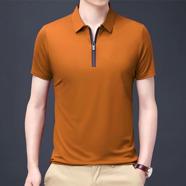 men's polos summer mercerized short sleeve polo shirt men turtleneck ice silk shirts middle-aged drop vawk, White;black
men's polos summer mercerized short sleeve polo shirt men turtleneck ice silk shirts middle-aged drop vawk, White;black