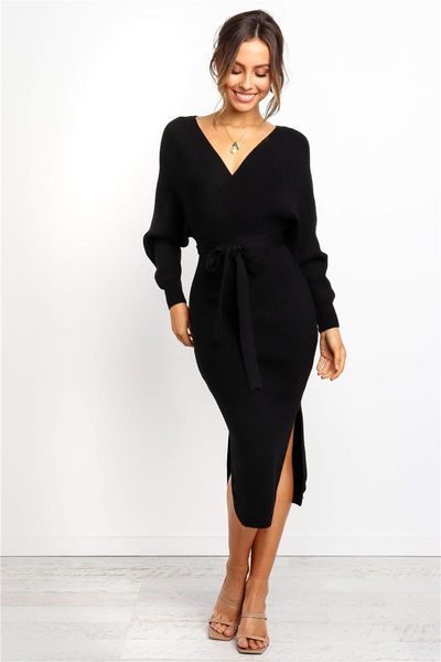 selling autumn fashion v-neck bow long sleeve women's dress casual dresses, Black;gray
selling autumn fashion v-neck bow long sleeve women's dress casual dresses, Black;gray