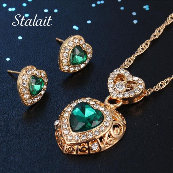 earrings & necklace women wedding accessories african beads jewelry sets costume gold color nigerian hollow crystal love earring set, Silver
earrings & necklace women wedding accessories african beads jewelry sets costume gold color nigerian hollow crystal love earring set, Silver