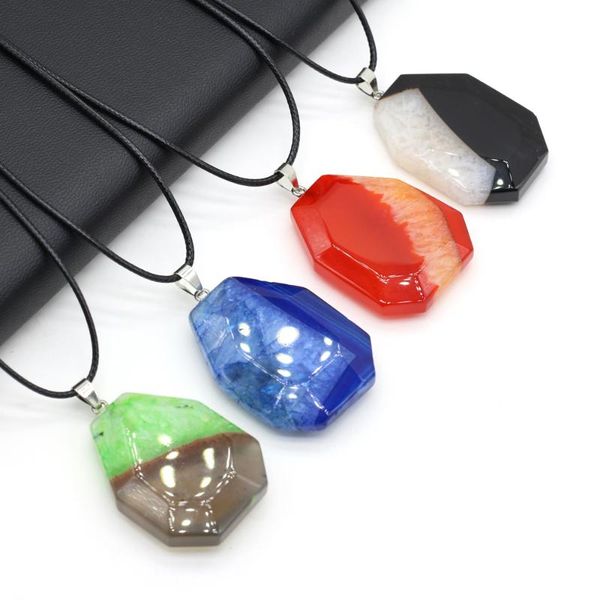 chains -selling 2021 product natural stone semi-precious necklace seven-sided agate exquisite fashion jewelry, Silver
chains -selling 2021 product natural stone semi-precious necklace seven-sided agate exquisite fashion jewelry, Silver