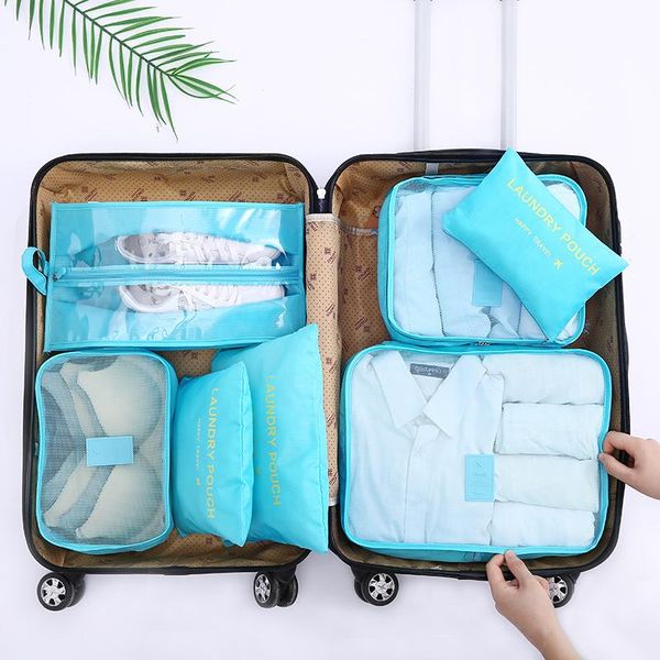 duffel bags arrival packing cube travel bag 7 pcs/set oxford cloth mesh hand luggage
duffel bags arrival packing cube travel bag 7 pcs/set oxford cloth mesh hand luggage