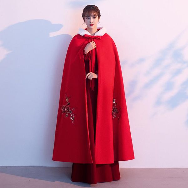 wraps & jackets red wedding cape winter bridal shrug jacket long white cloak hooded party shrugs for women
wraps & jackets red wedding cape winter bridal shrug jacket long white cloak hooded party shrugs for women