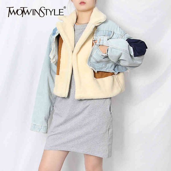 casual patchwork women coat lapel long sleeve plus size korean jacket female autumn fashion 210524, Black;brown
casual patchwork women coat lapel long sleeve plus size korean jacket female autumn fashion 210524, Black;brown