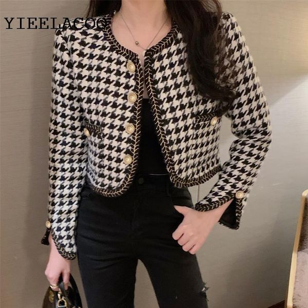 women's jackets black plaid tweed jacket autumn / winter coat wool classic ladies woolen, Black;brown
women's jackets black plaid tweed jacket autumn / winter coat wool classic ladies woolen, Black;brown