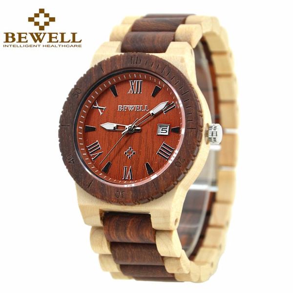 wristwatches bewell wooden watch men lightweight unique wood wrist quartz with calendar 109b, Slivery;brown
wristwatches bewell wooden watch men lightweight unique wood wrist quartz with calendar 109b, Slivery;brown