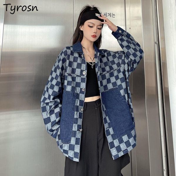 women's jackets women high street denim couples chic hip-hop y2k patchwork plaid leisure harajuku outwear hipster students loose ulzzan, Black;brown
women's jackets women high street denim couples chic hip-hop y2k patchwork plaid leisure harajuku outwear hipster students loose ulzzan, Black;brown