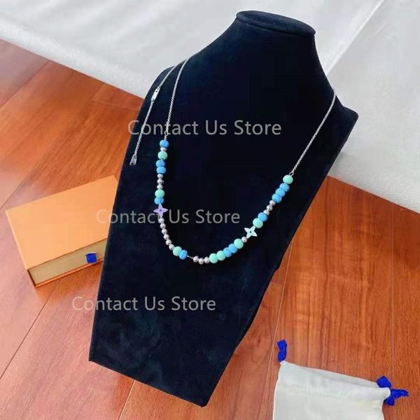 chains 2021 luxury beaded necklace high-end brand pendant bag accessories car boho style ladies birthday gift, Silver
chains 2021 luxury beaded necklace high-end brand pendant bag accessories car boho style ladies birthday gift, Silver