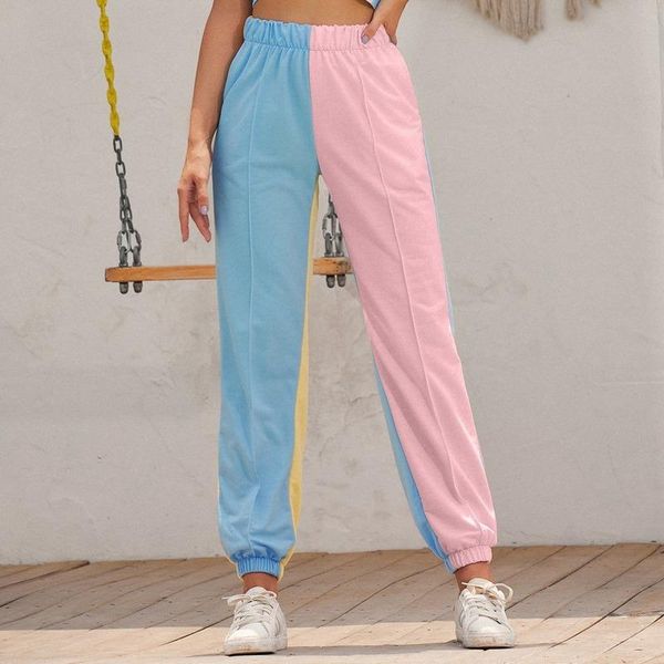 blue pink colorblock elastic high waist sweatpants women pencil pants loose chic designer autumn fashion jogger plus size women's & cap, Black;white
blue pink colorblock elastic high waist sweatpants women pencil pants loose chic designer autumn fashion jogger plus size women's & cap, Black;white