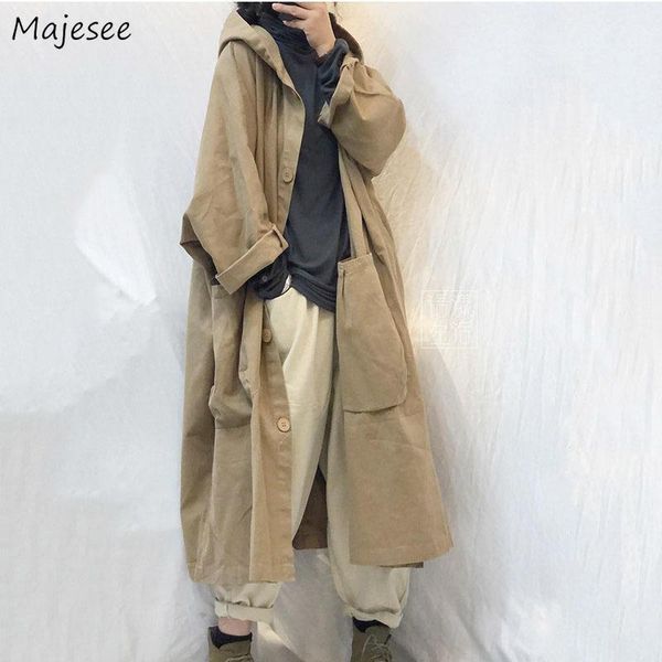 women's trench coats women hooded 3 colors pockets loose spring cargo minimalist oversize couple japan style street outerwear ins leisu, Tan;black
women's trench coats women hooded 3 colors pockets loose spring cargo minimalist oversize couple japan style street outerwear ins leisu, Tan;black