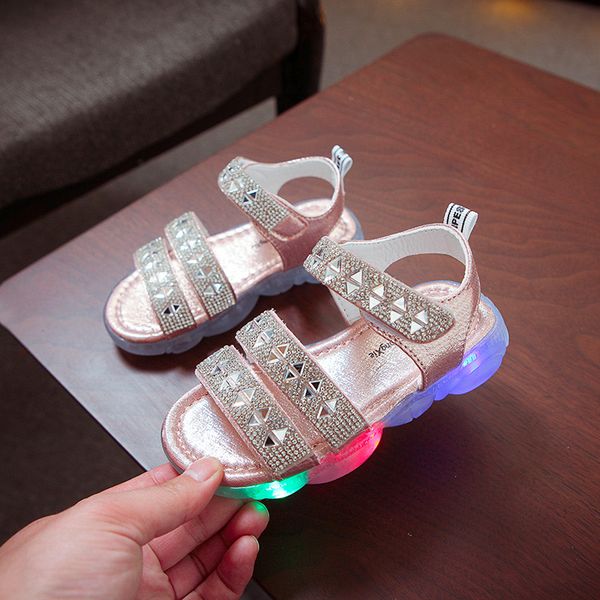 2021 summer new childrens led light up shoes soft sole boys and girls princess crystal shoes sandals kids shoes gss29, Black
2021 summer new childrens led light up shoes soft sole boys and girls princess crystal shoes sandals kids shoes gss29, Black