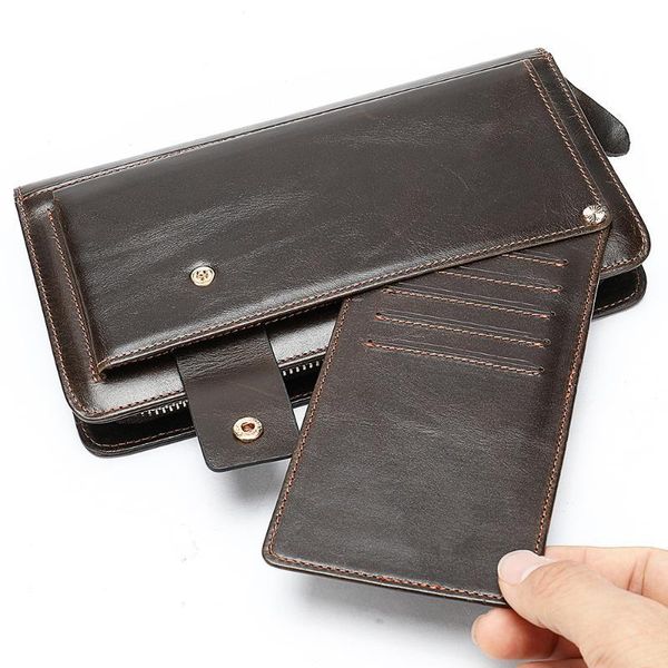 handmade leather , male trend zip wallet, vintage do old cowhide high-capacity multi-card bit long wallet clutch men, Red;black
handmade leather , male trend zip wallet, vintage do old cowhide high-capacity multi-card bit long wallet clutch men, Red;black