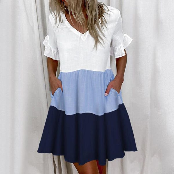 maternity dresses summer woman boho elegant v-neck short sleeve pleated ruffles mini beach dress vestidos de mujer women 2021#30, White
maternity dresses summer woman boho elegant v-neck short sleeve pleated ruffles mini beach dress vestidos de mujer women 2021#30, White