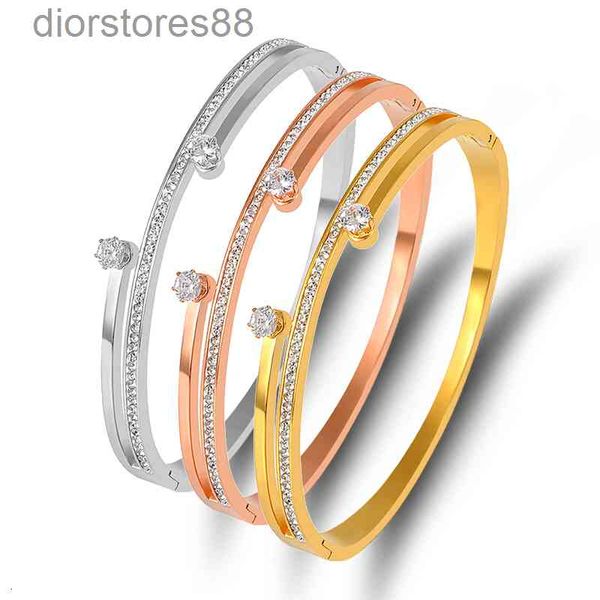 bangles bracelet titanium steel diamond inlaid cross brick snap stainless gold plated female, Black
bangles bracelet titanium steel diamond inlaid cross brick snap stainless gold plated female, Black