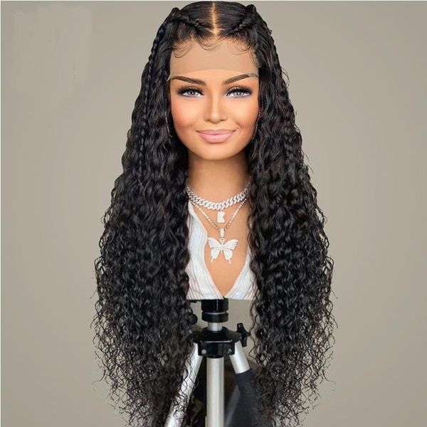 synthetic wigs 26inch meddle part kinky curly wig loose wave natural black lace front for women with baby hair 180%density
synthetic wigs 26inch meddle part kinky curly wig loose wave natural black lace front for women with baby hair 180%density