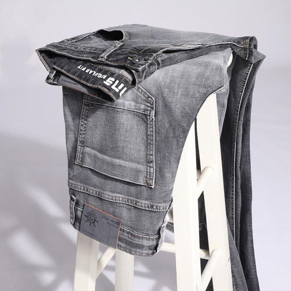 men's jeans streetwear 2021 stretch fit casual retro style fashion denim cotton trousers male gray pants large size 28-40, Blue
men's jeans streetwear 2021 stretch fit casual retro style fashion denim cotton trousers male gray pants large size 28-40, Blue