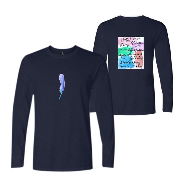 men's t-shirts trendy creative got7 feather print tees simple style long sleeve o-neck t shirts boys/girls casual sweatshirts, White;black
men's t-shirts trendy creative got7 feather print tees simple style long sleeve o-neck t shirts boys/girls casual sweatshirts, White;black
