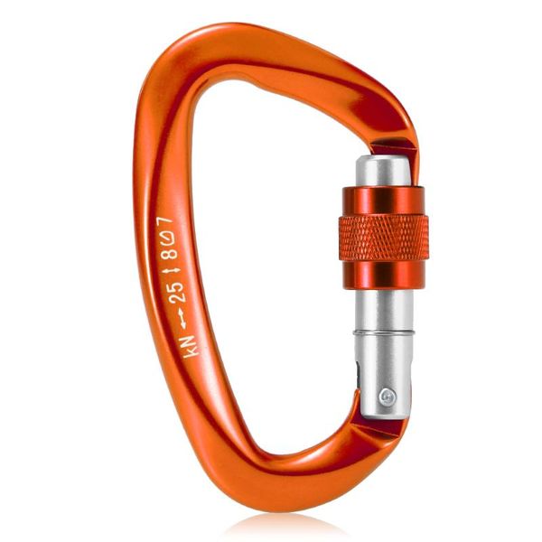 cords, slings and webbing 25kn screw locking gate carabiner heavy duty d-shape buckle pack climbing rappelling canyoning hammock clip
cords, slings and webbing 25kn screw locking gate carabiner heavy duty d-shape buckle pack climbing rappelling canyoning hammock clip