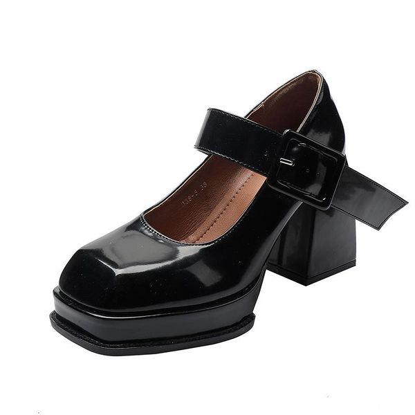 fashion mary jane square toe pu leather buckle platform women pumps shoes dress party high heels, Black
fashion mary jane square toe pu leather buckle platform women pumps shoes dress party high heels, Black