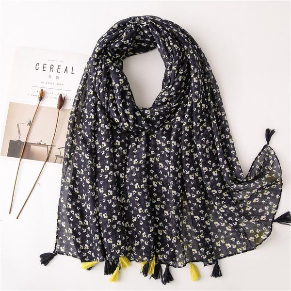 spring flower printed scarf for women fashion designer black long head wraps 180x90cm soft foulards scarves, Blue;gray
spring flower printed scarf for women fashion designer black long head wraps 180x90cm soft foulards scarves, Blue;gray