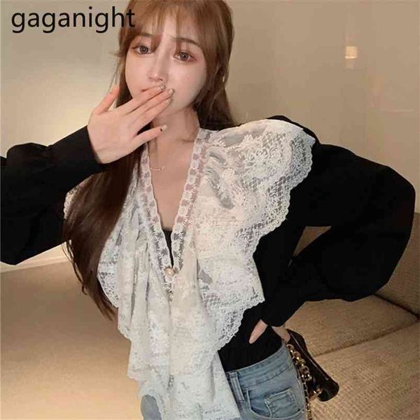 elegant lace collar women spring autumn shirts retro puff long sleeve slim blouses v-neck ladies shirt 210601, White
elegant lace collar women spring autumn shirts retro puff long sleeve slim blouses v-neck ladies shirt 210601, White