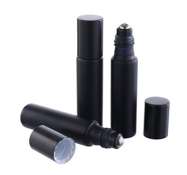 100pcs 10ml black uv essential oil roll on bottle vials with steel metal roller ball for perfume sn2513
100pcs 10ml black uv essential oil roll on bottle vials with steel metal roller ball for perfume sn2513