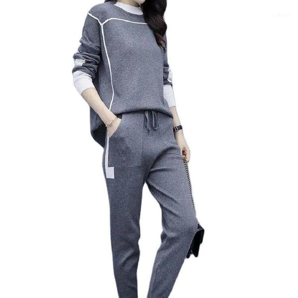 women's two piece pants fashion plus size clothing 2021sweaters casual loose suit autumn and winter korean sports two-piece, White
women's two piece pants fashion plus size clothing 2021sweaters casual loose suit autumn and winter korean sports two-piece, White