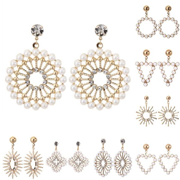 kimter creative pearl dangle earrings lady crystal rhinestone drop earring fashion large hoop studs charm jewelry for women girls k115fa, Silver
kimter creative pearl dangle earrings lady crystal rhinestone drop earring fashion large hoop studs charm jewelry for women girls k115fa, Silver