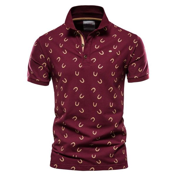 men's polos aiopeson 100% cotton t shirt for men printed short-sleeved casual summer shirts brand clothing, White;black
men's polos aiopeson 100% cotton t shirt for men printed short-sleeved casual summer shirts brand clothing, White;black