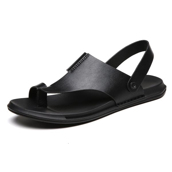 slippers sandálias de couro genuÃno homem casual aberto toe verão sapatos respirável estilo pesca moda praia chinelos luxo dos homens sandal, Black
slippers sandálias de couro genuÃno homem casual aberto toe verão sapatos respirável estilo pesca moda praia chinelos luxo dos homens sandal, Black