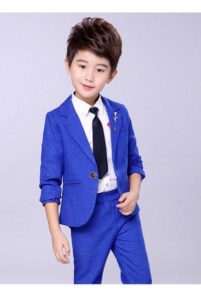 suits 2021 fashion boys for weddings boy formal suit costume enfant garcon marriage teenager clothes 3pcs, Black