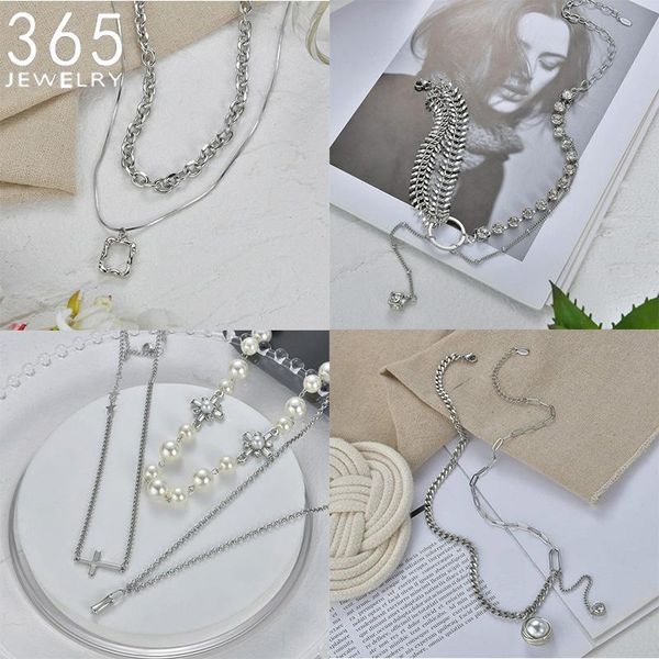 chains 2021 punk style stainless steel pearl double layer cross heart chocker bow necklace girl women birthday gift mixed jewelry, Silver
chains 2021 punk style stainless steel pearl double layer cross heart chocker bow necklace girl women birthday gift mixed jewelry, Silver