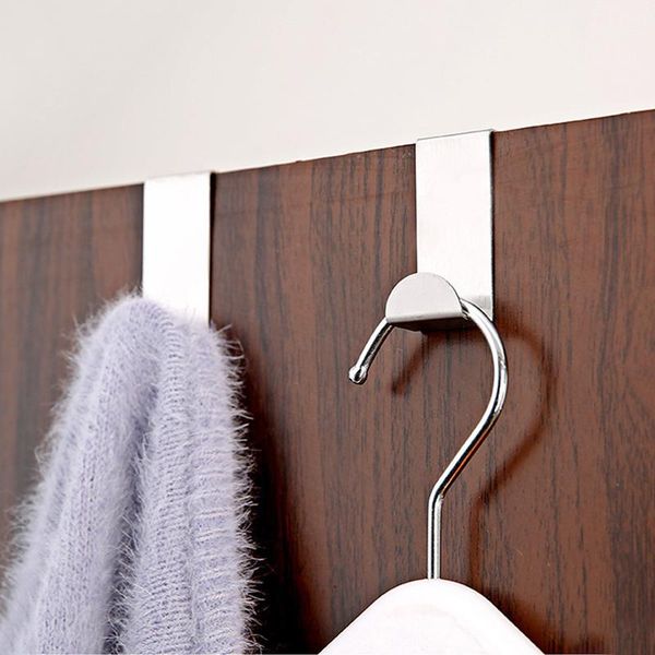hooks & rails 2pcs stainless steel door fashion simple family kitchen cabinet clothes hanger convenient home tools accessories z shape
hooks & rails 2pcs stainless steel door fashion simple family kitchen cabinet clothes hanger convenient home tools accessories z shape
