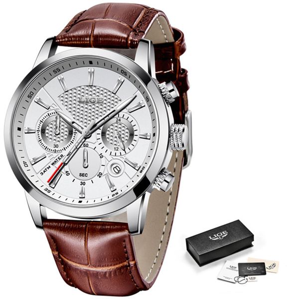 mens watches fashion leather watch waterproof chronograph quartz wristwatches watch high quality, Slivery;brown
mens watches fashion leather watch waterproof chronograph quartz wristwatches watch high quality, Slivery;brown