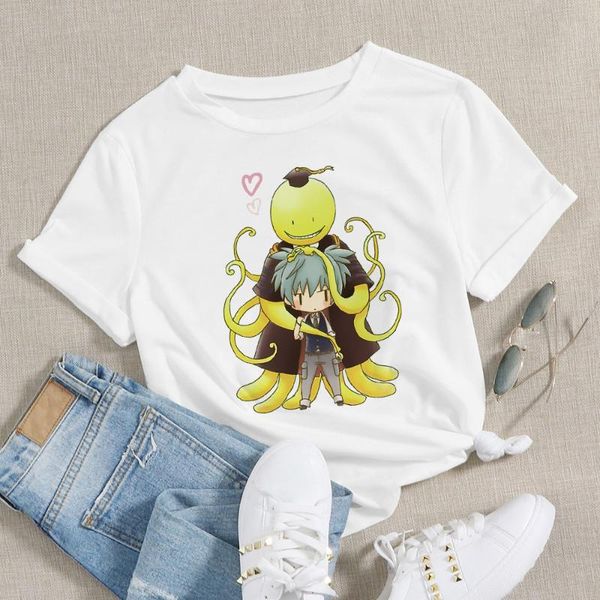 women's t-shirt assassination classroom anime t shirts women fashion streetware brand t-shirts white for korean clothes female
women's t-shirt assassination classroom anime t shirts women fashion streetware brand t-shirts white for korean clothes female