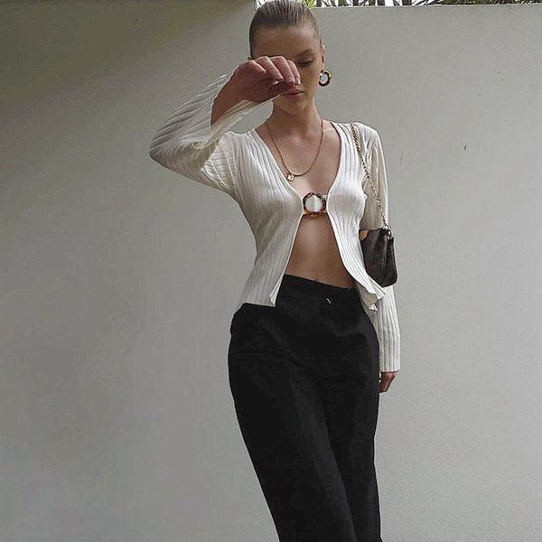 women's blouses & shirts chic fashion plunge and blouse women flare sleeve ribbed knitted white elegant solid clothes
women's blouses & shirts chic fashion plunge and blouse women flare sleeve ribbed knitted white elegant solid clothes