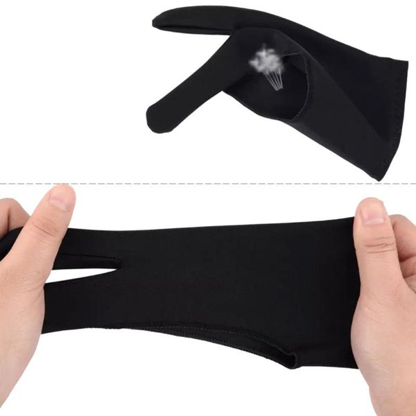 pcs two finger drawing glove artist's anti-fouling sketch painting - size m(black) refills, Black;red
pcs two finger drawing glove artist's anti-fouling sketch painting - size m(black) refills, Black;red
