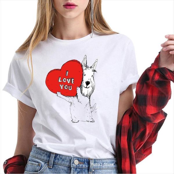 harajuku kawaii scottish terrier womens t shirts animal print tee femme summer cute dog lover, White
harajuku kawaii scottish terrier womens t shirts animal print tee femme summer cute dog lover, White