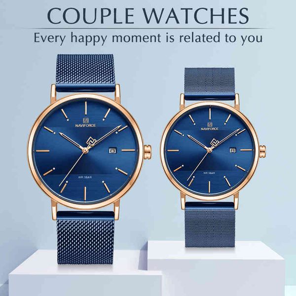 naviforce luxury brand mens watches quartz simple men women set watch waterproof mens couple wristwatch relogio masculino 210517, Slivery;brown
naviforce luxury brand mens watches quartz simple men women set watch waterproof mens couple wristwatch relogio masculino 210517, Slivery;brown