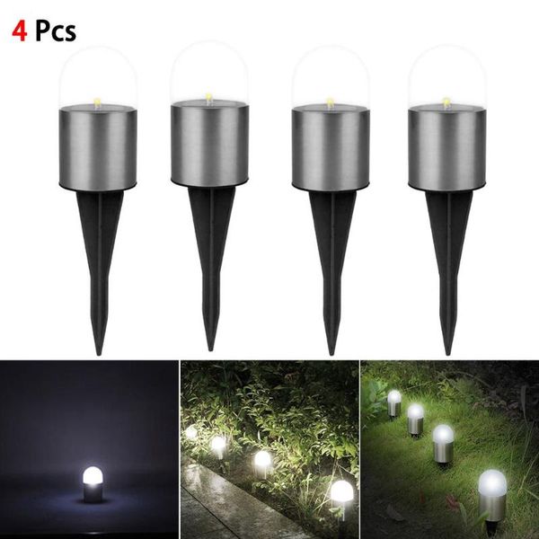 4pcs solar water-resistant ground light landscape lighting powered lawn pathway decking garden white/warm white lamps
4pcs solar water-resistant ground light landscape lighting powered lawn pathway decking garden white/warm white lamps