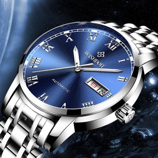 wristwatches men watches 2021 luxury auction wrist watch mechanical movement waterproof calendar luminous business fashion, Slivery;brown
wristwatches men watches 2021 luxury auction wrist watch mechanical movement waterproof calendar luminous business fashion, Slivery;brown