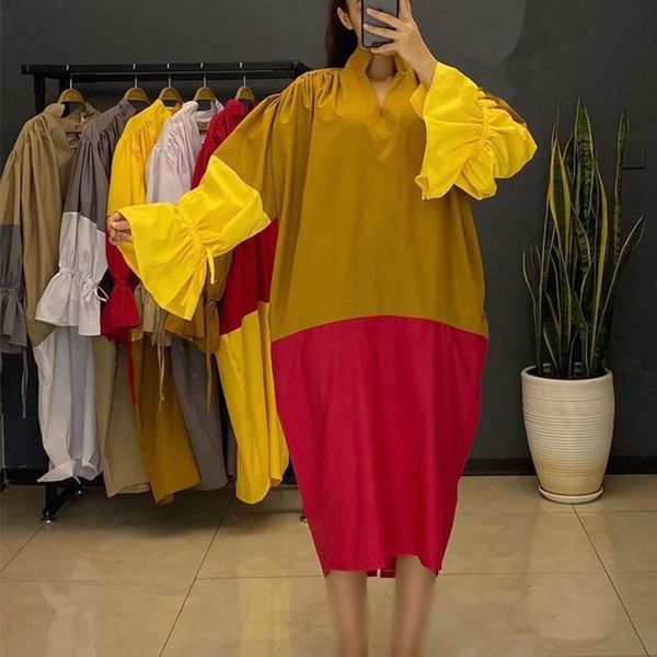 casual dresses fall one piece outfit women midi dress crew neck patchwork flare long sleeve shirt drop wholesale, Black;gray
casual dresses fall one piece outfit women midi dress crew neck patchwork flare long sleeve shirt drop wholesale, Black;gray
